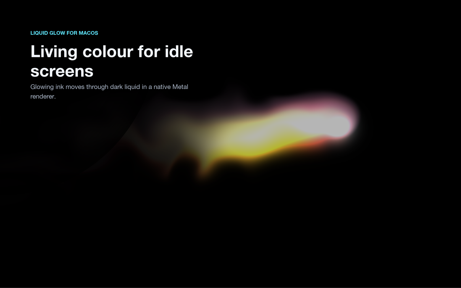 Liquid Glow fullscreen ambient screenshot